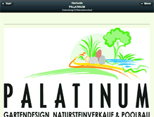 Tablet Screenshot of palatinum-garten.de